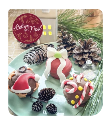 décembre - boules de noël gourmandes