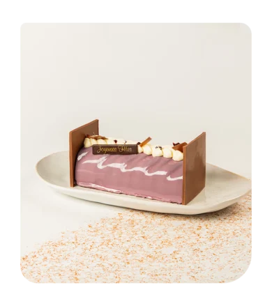 Bûche Myrtille Basilic