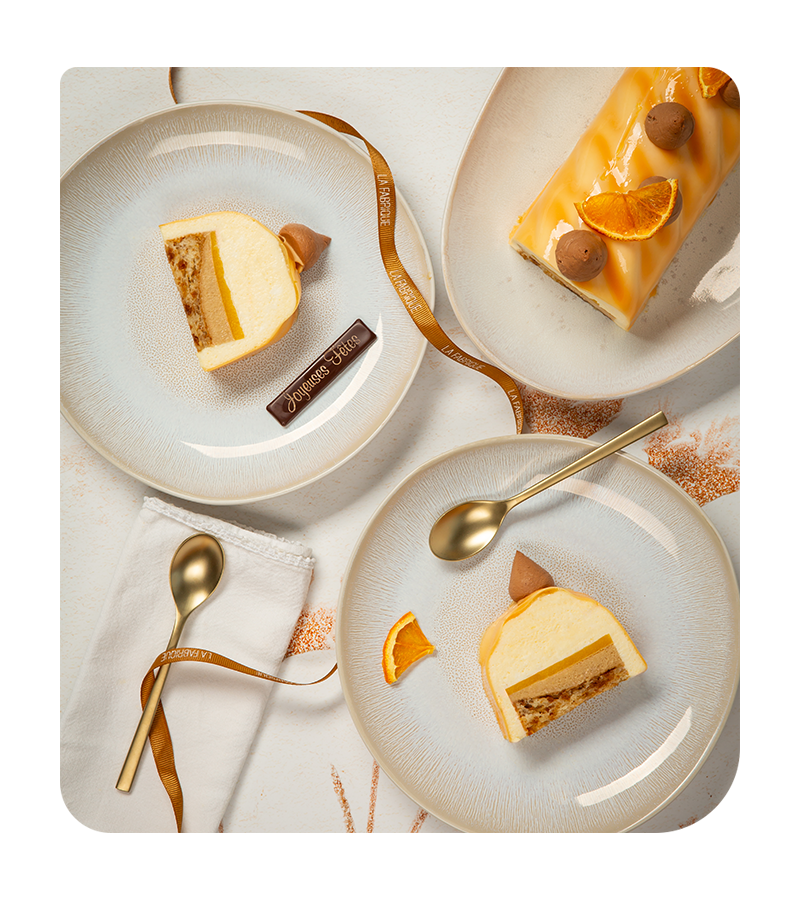 Bûche Mandarine Spéculoos – Image 3