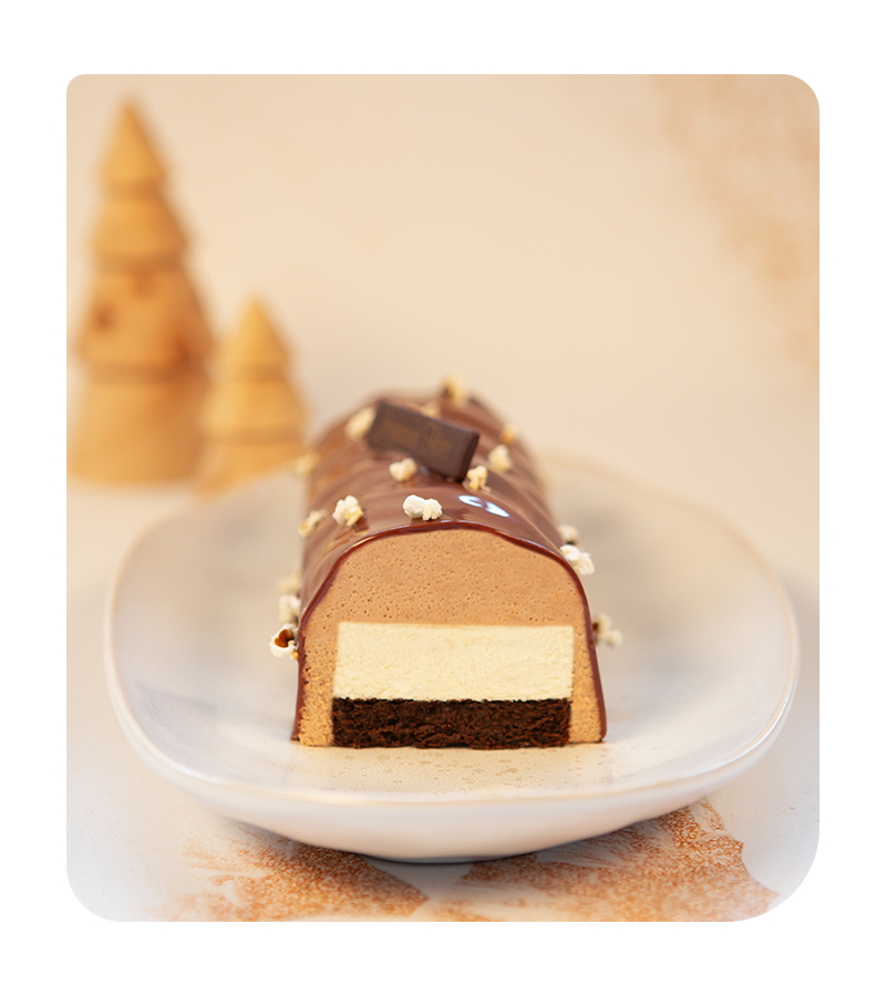 Bûche Chocolat au lait Pop-corn – Image 3
