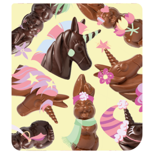 Atelier lapins ou licornes en chocolat