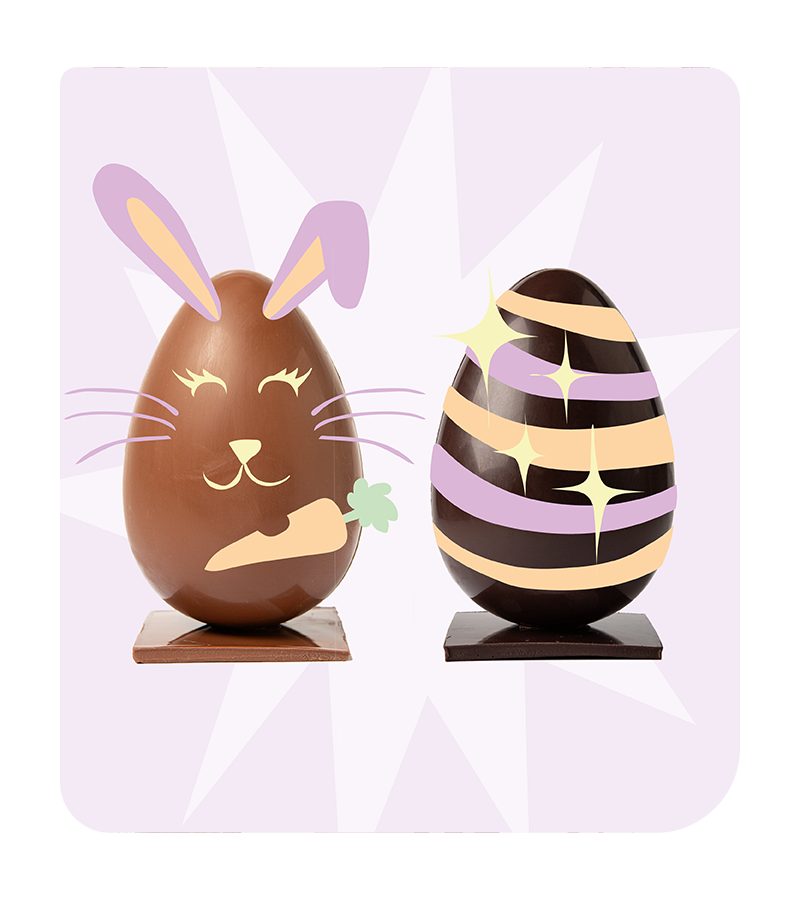 Atelier décoration oeuf en chocolat