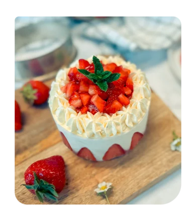 Juin - atelier fraisier maison
