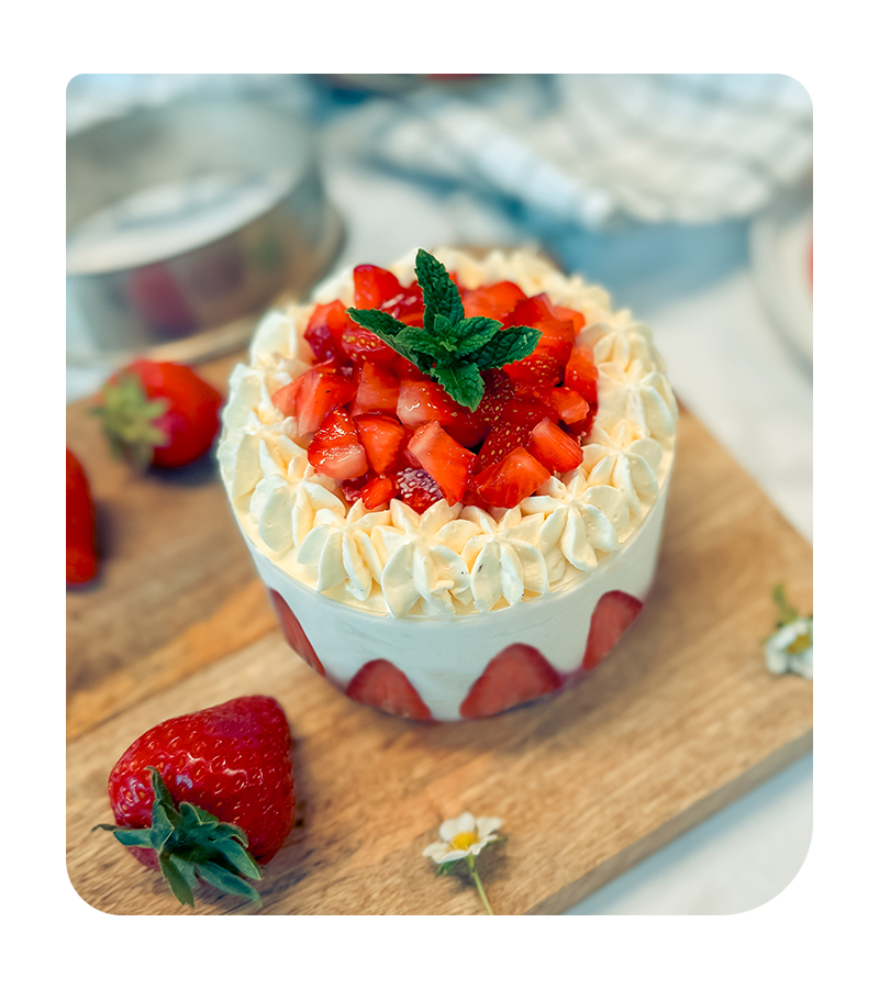 Juin - atelier fraisier maison