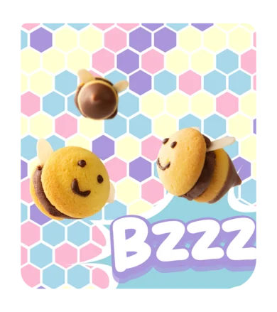 Mois de mars - biscuits abeilles