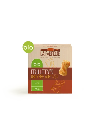 Feuillety’s au gruyère bio