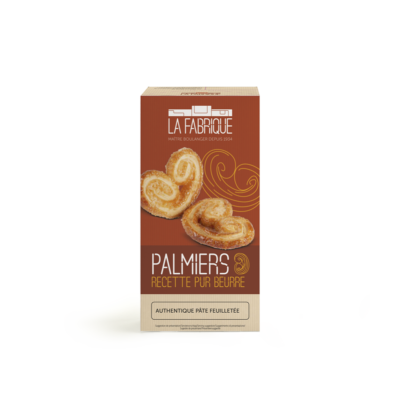 Palmiers au beurre de La Fabrique