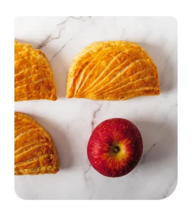 Atelier La Fabrique de 1h sur le thème des chaussons aux pommes