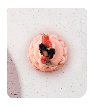Atelier La Fabrique de 2h sur le thème du macaron en mille-feuille