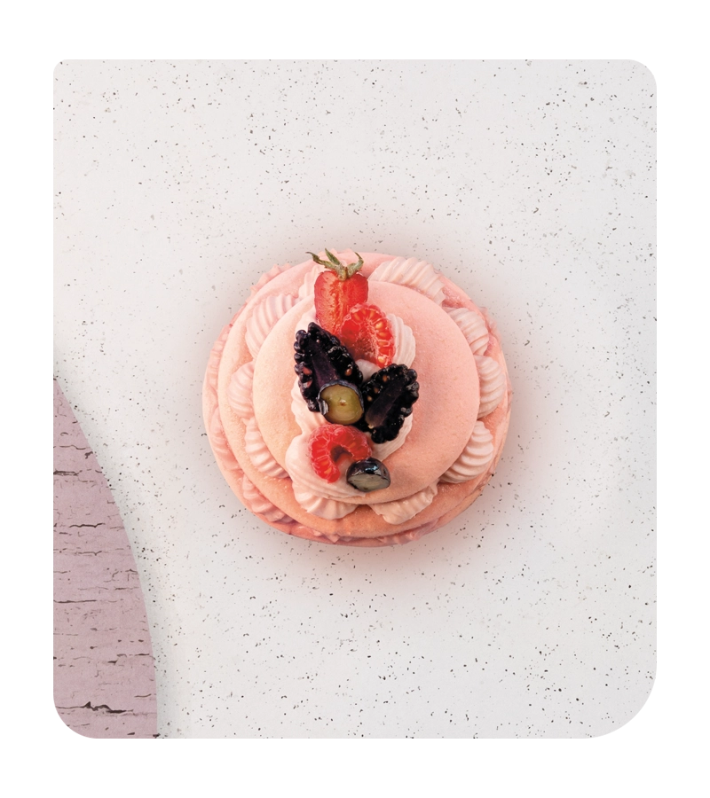 Atelier La Fabrique de 2h sur le thème du macaron en mille-feuille