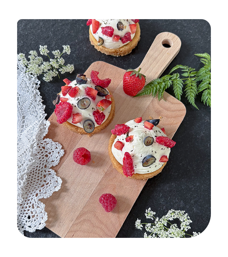 En juin - sablé breton aux fruits rouges