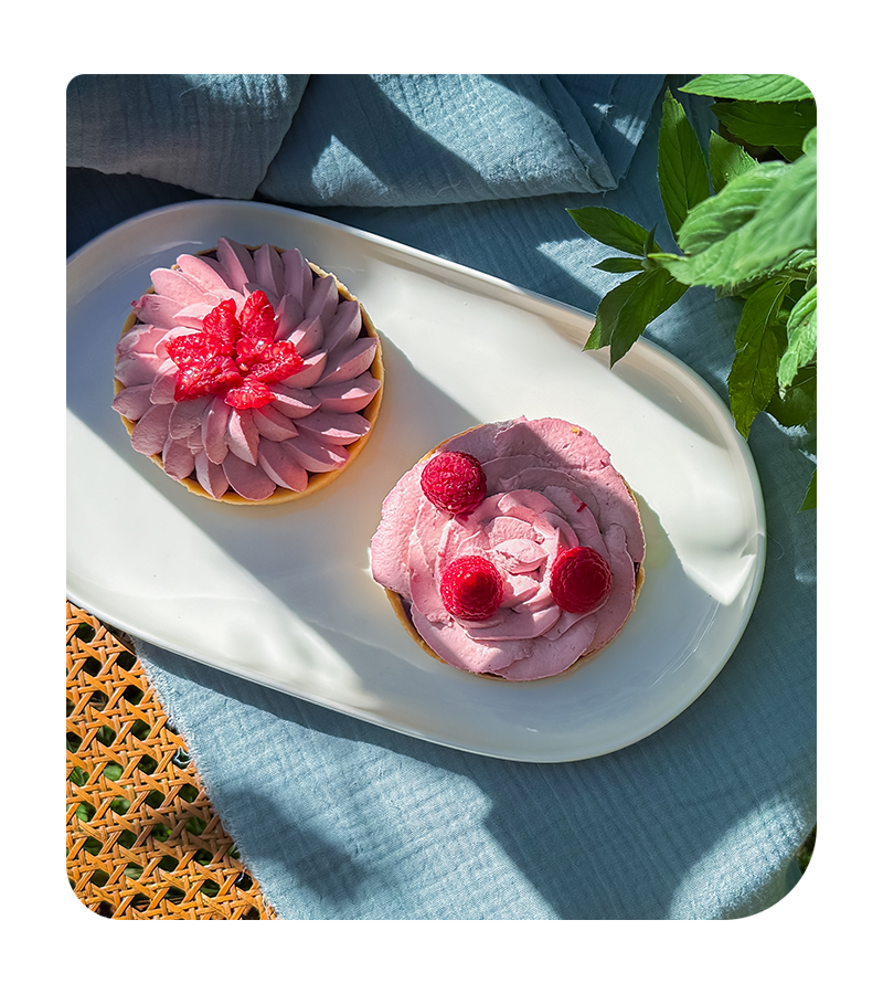 En août- atelier tartelette d'été