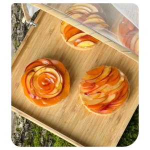 En août - Tarte d'été abricots & nectarines