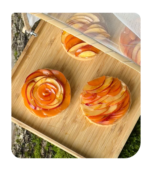 En août - Tarte d'été abricots & nectarines